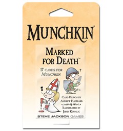 Munchkin Marked for Death 2nd Ed Booster 17 nye kort til Munchkin Kortspill